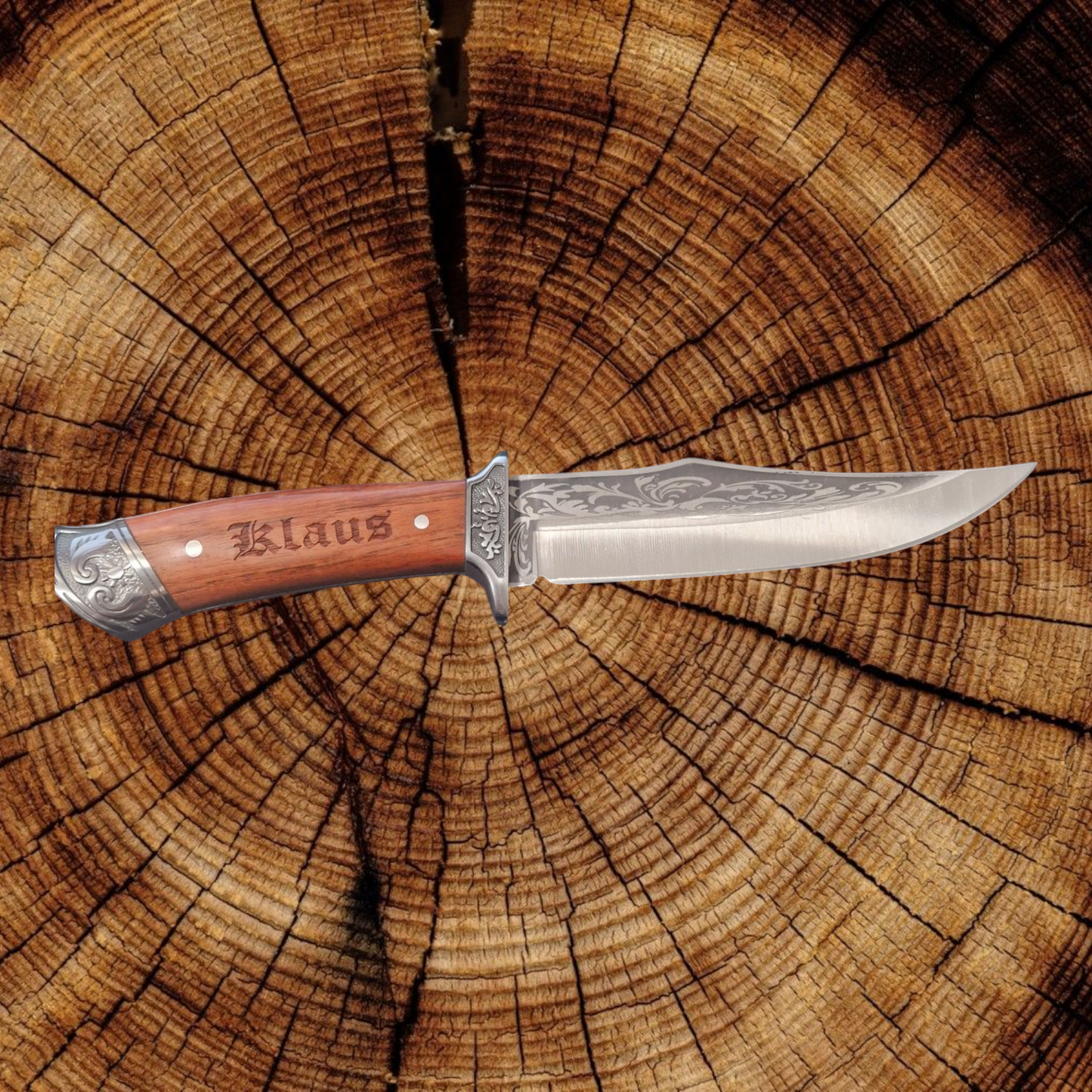 Jagdmesser ca.32 cm Inklusive Gravur