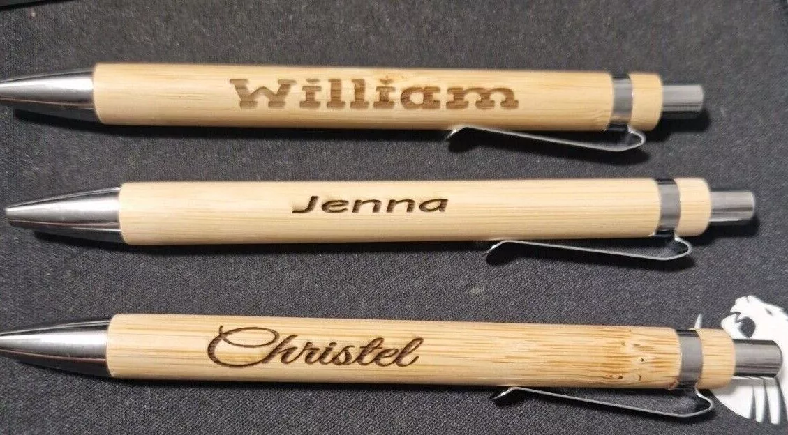 Kugelschreiber Bamboo verschönt mit deinem Namen
