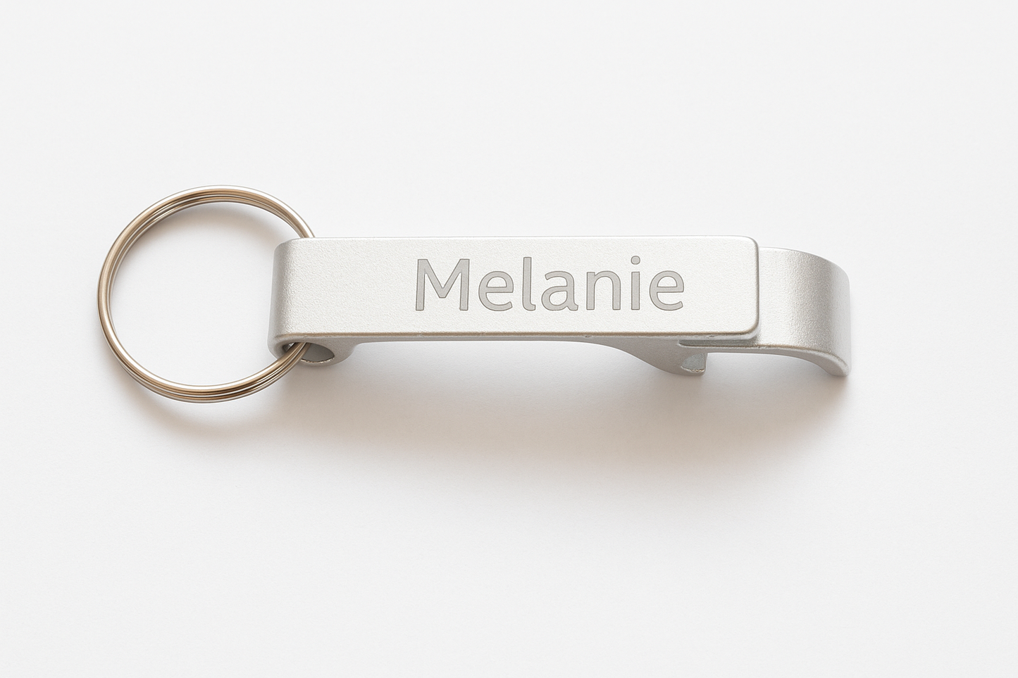 Personalisierter Flaschenöffner Schlüsselanhänger – Aluminium mit Gravur, Schlüsselring in verschiedenen Farben, Geschenk für Männer+ Frauen