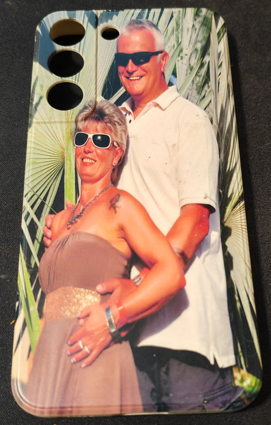 Personalisierte Handyhülle aus Silikon Mit Foto Druck die Liebsten immer dabei