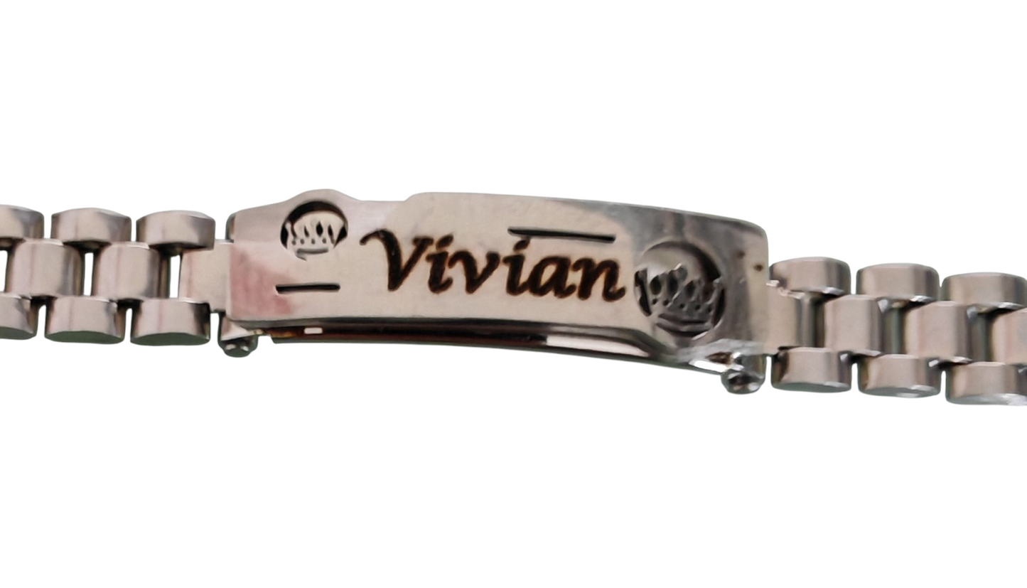 Queen & King Edelstahlarmband ca 20,5 cm