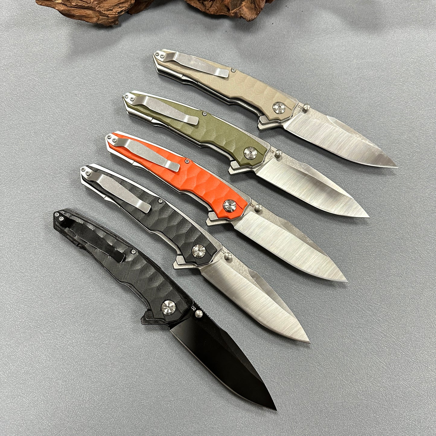 Vyros II-Premium Klappmesser aus D2 Edelstahl