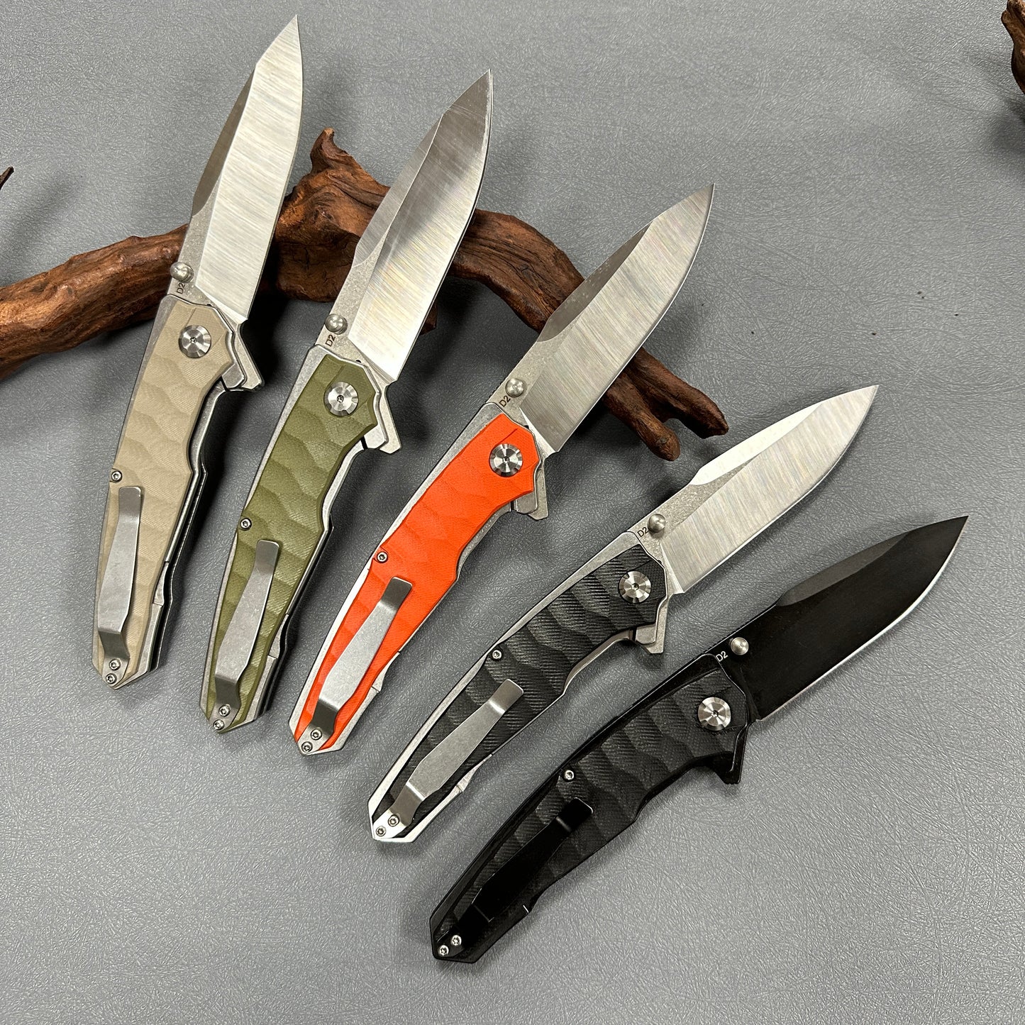 Vyros II-Premium Klappmesser aus D2 Edelstahl